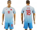 Wholesale Cheap Turkey #18 Erkin Away Soccer Country Jersey