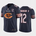 Wholesale Cheap Chicago Bears #12 Allen Robinson Navy Blue Men's Nike Big Team Logo Player Vapor Limited NFL Jersey