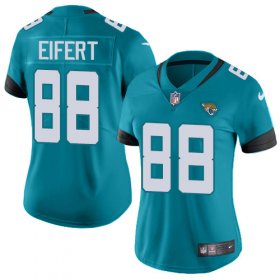 Wholesale Cheap Nike Jaguars #88 Tyler Eifert Teal Green Alternate Women\'s Stitched NFL Vapor Untouchable Limited Jersey