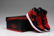 Wholesale Cheap Air Jordan 1 For Women Shoes Black/Red