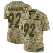 Wholesale Cheap Nike Steelers #92 James Harrison Camo Youth Stitched NFL Limited 2018 Salute to Service Jersey