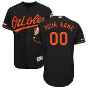 Wholesale Cheap Baltimore Orioles Majestic Alternate Flex Base Authentic Collection Custom Jersey Black