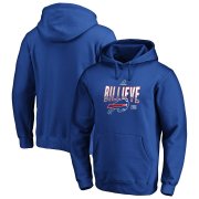 Wholesale Cheap Buffalo Bills 2019 NFL Playoffs Bound Hometown Checkdown Pullover Hoodie Royal