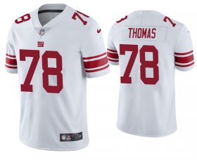 Wholesale Cheap Men\'s New York Giants #78 Andrew Thomas 2020 White Vapor Untouchable Limited Stitched Jersey