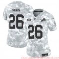 Cheap Women's Detroit Lions #26 Jahmyr Gibbs 2024 F.U.S.E Arctic Camo Salute To Service Limited Stitched Jersey(Run Small)