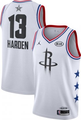 Wholesale Cheap Jordan Men\'s 2019 NBA All-Star Game #13 James Harden White Dri-FIT Swingman Jersey