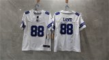 Cheap Women's Dallas Cowboys #88 CeeDee Lamb White 2023 F.U.S.E. Limited Football Stitched Jersey(Run Small)