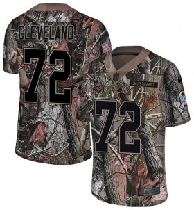 Wholesale Cheap Nike Vikings #72 Ezra Cleveland Camo Men\'s Stitched NFL Limited Rush Realtree Jersey