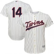 Wholesale Cheap Twins #14 Kent Hrbek Cream Strip Cool Base Stitched Youth MLB Jersey