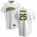 Cheap Men's Oakland Athletics #25 Brent Rooker White Cool Base Stitched Jersey