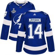 Cheap Adidas Lightning #14 Pat Maroon Blue Home Authentic Women's 2020 Stanley Cup Champions Stitched NHL Jersey