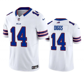 Wholesale Cheap Men\'s Buffalo Bills #14 Stefon Diggs White 2023 F.U.S.E. Vapor Untouchable Limited Stitched Jersey