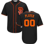 Wholesale Cheap San Francisco Giants Majestic Alternate 2017 Cool Base Custom Jersey Black