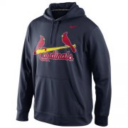 Wholesale Cheap St.Louis Cardinals Nike KO Wordmark Performance Navy MLB Hoodie