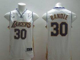 Wholesale Cheap Los Angeles Lakers #30 Julius Randle Revolution 30 Swingman White Jersey