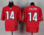 Wholesale Cheap Nike Bengals #14 Andy Dalton Red Men's Stitched NFL Elite QB Practice Jersey