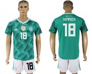 Wholesale Cheap Germany #18 Kimmich Away Soccer Country Jersey