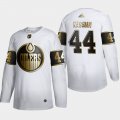 Wholesale Cheap Edmonton Oilers #44 Zack Kassian Men's Adidas White Golden Edition Limited Stitched NHL Jersey