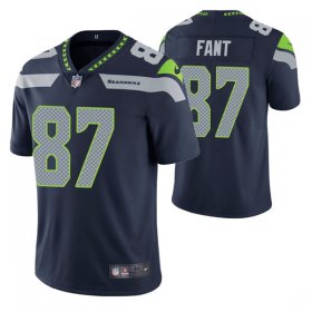 Wholesale Cheap Men\'s Seattle Seahawks #87 Noah Fant Navy Vapor Untouchable Limited Stitched Jersey