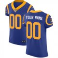 Wholesale Cheap Nike Los Angeles Rams Customized Royal Blue Alternate Stitched Vapor Untouchable Elite Men's NFL Jersey