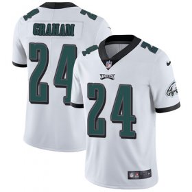 Wholesale Cheap Nike Eagles #24 Corey Graham White Men\'s Stitched NFL Vapor Untouchable Limited Jersey