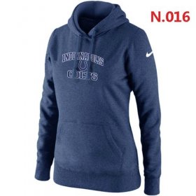 Wholesale Cheap Women\'s Nike Indianapolis Colts Heart & Soul Pullover Hoodie Dark Blue