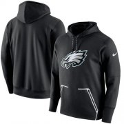 Wholesale Cheap Men's Philadelphia Eagles Nike Black Champ Drive Vapor Speed Pullover Hoodie