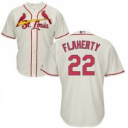 Wholesale Cheap Cardinals #22 Jack Flaherty Cream New Cool Base Stitched Youth MLB Jersey