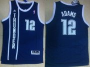 Wholesale Cheap Oklahoma City Thunder #12 Steven Adams Revolution 30 Swingman Navy Blue Jersey