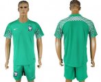 Wholesale Cheap France Blank Green Goalkeeper Soccer Country Jersey