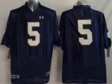 Wholesale Cheap Notre Dame Fighting Irish #5 Everett Golson 2014 Blue Jersey