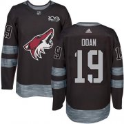 Wholesale Cheap Adidas Coyotes #19 Shane Doan Black 1917-2017 100th Anniversary Stitched NHL Jersey