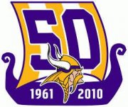 Wholesale Cheap Stitched Minnesota Vikings 50th Anniversary Jersey Patch