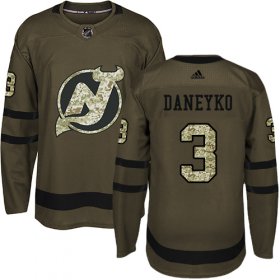 Wholesale Cheap Adidas Devils #3 Ken Daneyko Green Salute to Service Stitched NHL Jersey