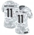 Cheap Women's Seattle Seahawks #11 Jaxon Smith-Njigba 2024 F.U.S.E Arctic Camo Salute To Service Limited Stitched Football Jersey(Run Small)