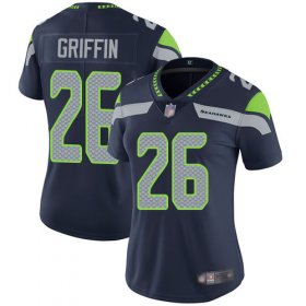 Wholesale Cheap Nike Seahawks #26 Shaquem Griffin Steel Blue Team Color Women\'s Stitched NFL Vapor Untouchable Limited Jersey