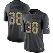 Wholesale Cheap Nike Colts #38 T.J. Carrie Black Youth Stitched NFL Limited 2016 Salute to Service Jersey