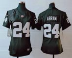 Wholesale Cheap Women's Las Vegas Raiders #24 Johnathan Abram Black 2017 Vapor Untouchable Stitched NFL Nike Limited Jersey