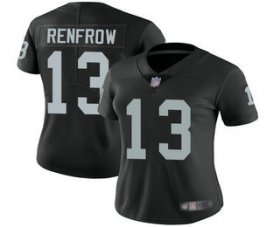 Wholesale Cheap Women\'s Oakland Raiders #13 Hunter Renfrow Black 2019 Vapor Untouchable Stitched NFL Nike Limited Jersey