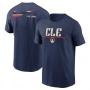 Cheap Men's Cleveland Guardians Navy 2024 City Connect T-Shirt