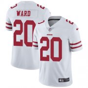 Wholesale Cheap Nike 49ers #20 Jimmie Ward White Men's Stitched NFL Vapor Untouchable Limited Jersey