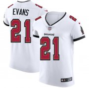 Wholesale Cheap Tampa Bay Buccaneers #21 Justin Evans Men's Nike White Vapor Elite Jersey