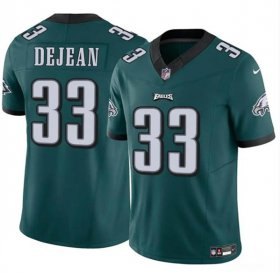 Cheap Men\'s Philadelphia Eagles #33 Cooper DeJean Green 2024 Draft F.U.S.E. Vapor Untouchable Limited Football Stitched Jersey