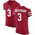 Wholesale Cheap Nike 49ers #3 C.J. Beathard Red Team Color Men's Stitched NFL Vapor Untouchable Elite Jersey