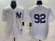 Wholesale Cheap Men's New York Yankees #92 Matt Krook White Cool Base Stitched Baseball Jersey