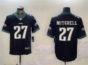 Cheap Men's Philadelphia Eagles #27 Quinyon Mitchell Black Vapor Untouchable Limited Football Stitched Jersey