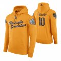 Wholesale Cheap Adidas Predators #10 Colton Sissons Men's Yellow 2020 Winter Classic Retro NHL Hoodie