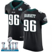 Wholesale Cheap Nike Eagles #96 Derek Barnett Black Alternate Super Bowl LII Men's Stitched NFL Vapor Untouchable Elite Jersey