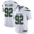 Wholesale Cheap Nike Jets #92 Leonard Williams White Men's Stitched NFL Vapor Untouchable Limited Jersey