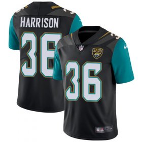 Wholesale Cheap Nike Jaguars #36 Ronnie Harrison Black Team Color Men\'s Stitched NFL Vapor Untouchable Limited Jersey